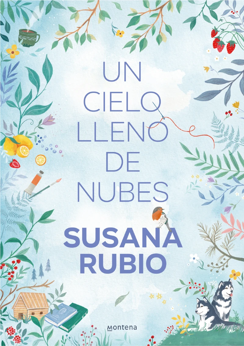 Portada: Un cielo lleno de nubes (Las hermanas Luna 1)