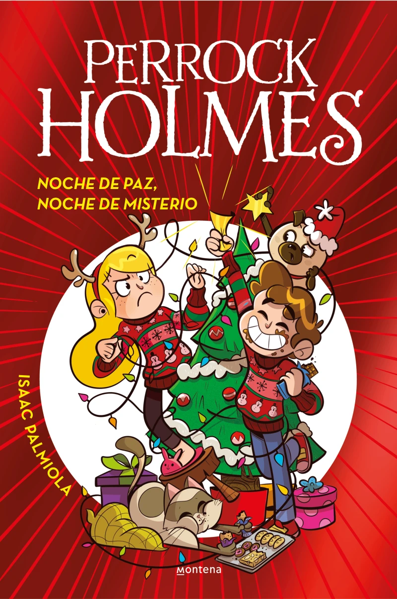 Portada: Perrock Holmes - Noche de paz, noche de misterio