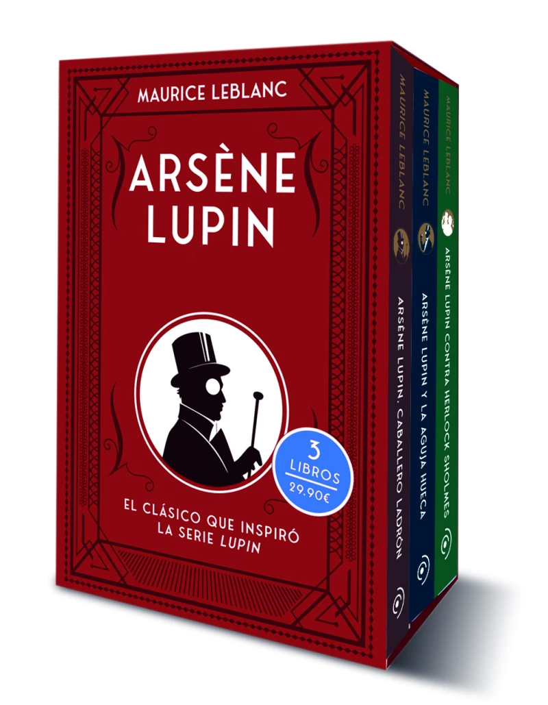Portada: Estuche regalo colección Arsène Lupin