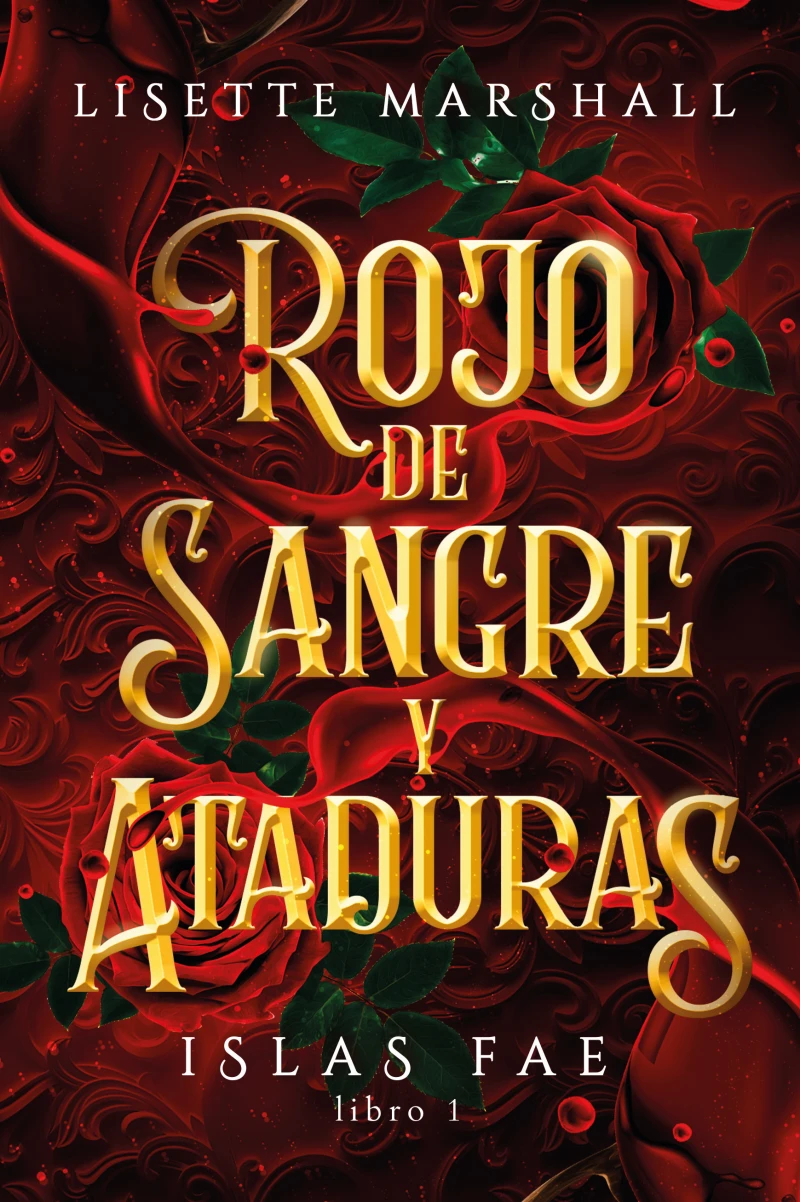 Portada: Rojo de sangre y ataduras