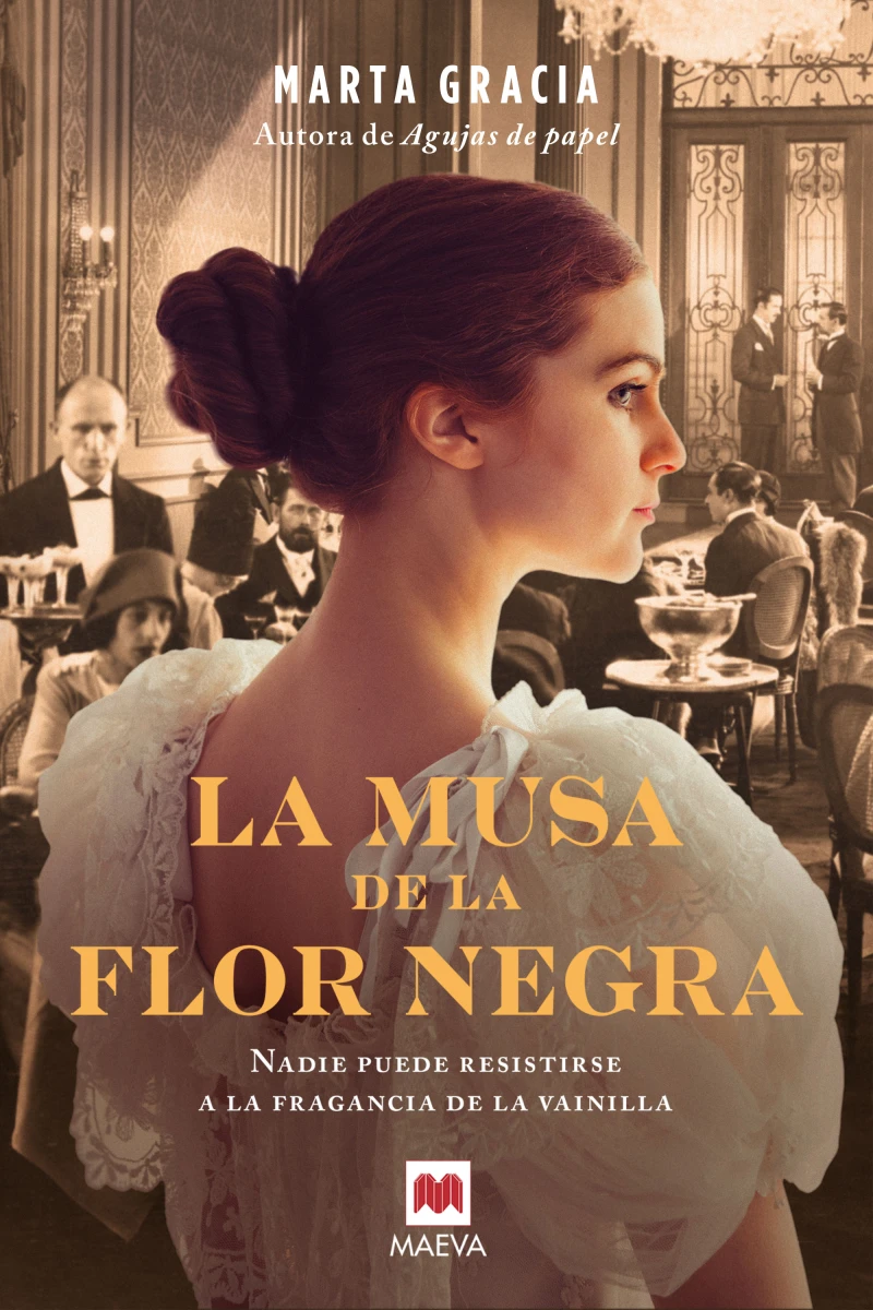Portada: La musa de la flor negra