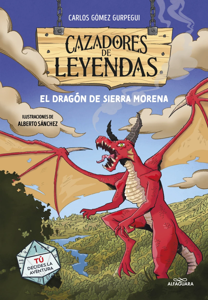 Portada: Cazadores de leyendas 1 - El Dragón de Sierra Morena