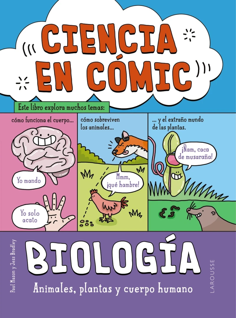 Portada: Ciencia en cómic. Biología