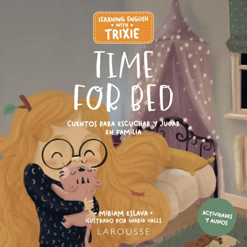 Portada: Learning English with Trixie. Time for Bed