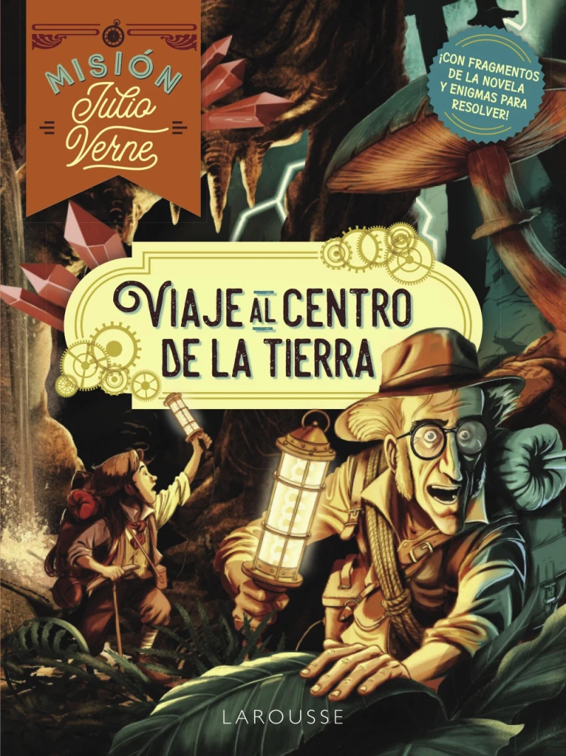 Portada: Misión Julio Verne. Viaje al centro de la Tierra