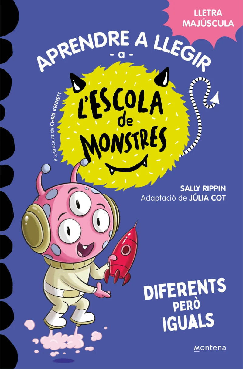 Portada: Aprendre a llegir a l'Escola de Monstres 17 - Diferents però iguals