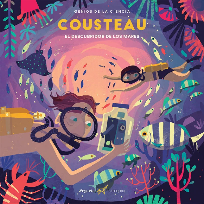 Portada: Cousteau. El descubridor de los mares