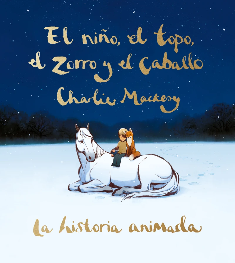 Portada: El niño, el topo, el zorro y el caballo. La historia animada