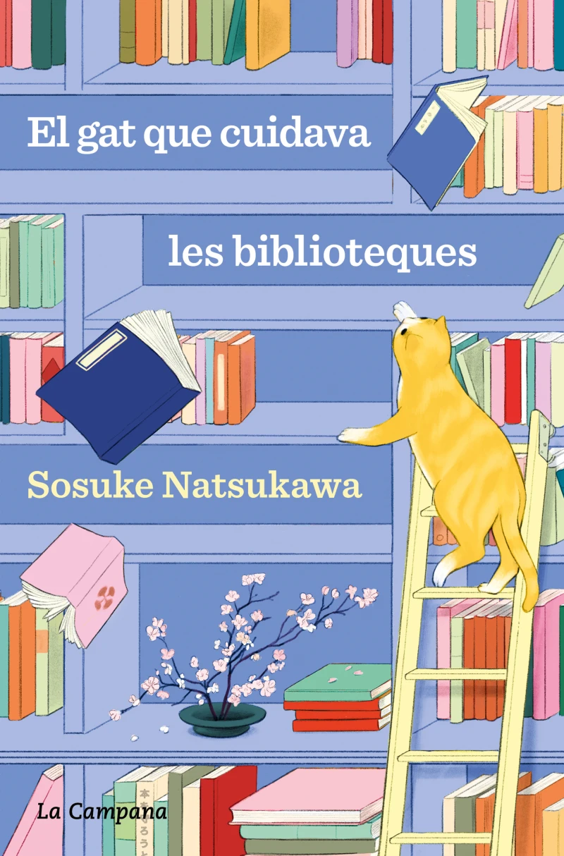 Portada: El gat que cuidava les biblioteques