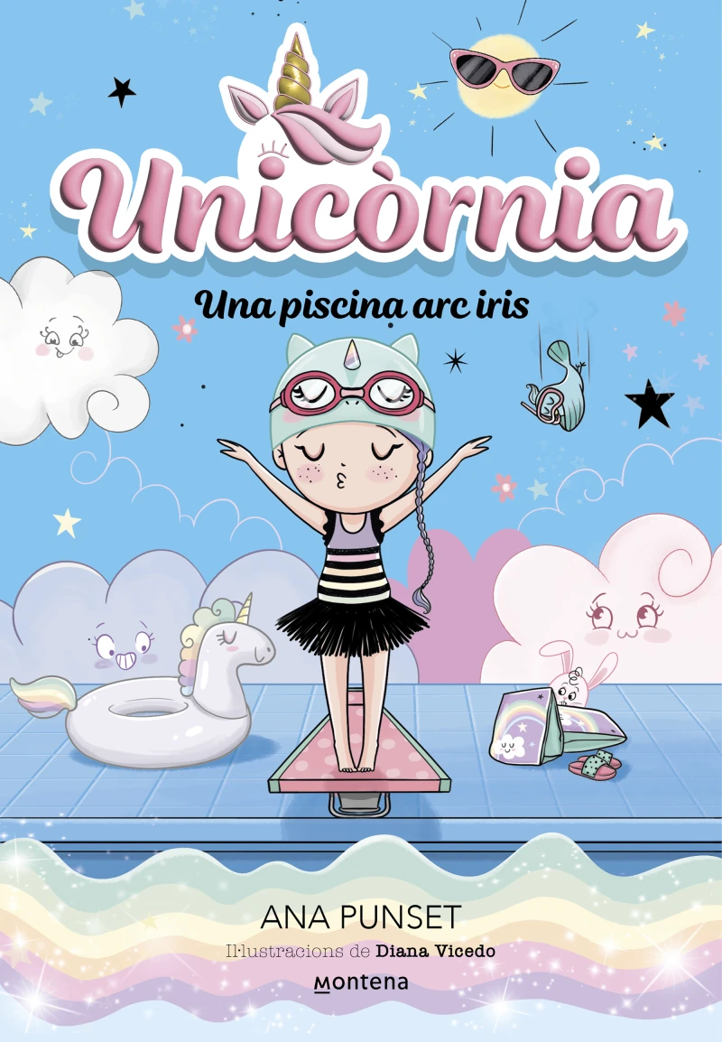 Portada: Unicòrnia 9 - Una piscina arc iris