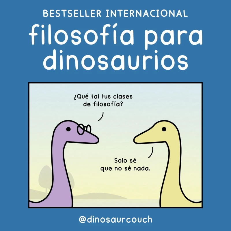 Portada: Filosofía para dinosaurios
