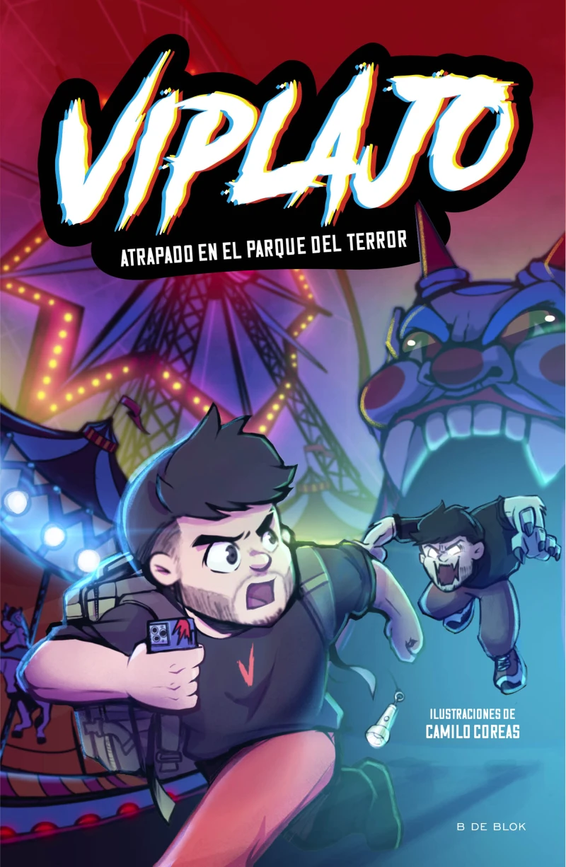Portada: Viplajo 1 - Atrapado en el parque del terror