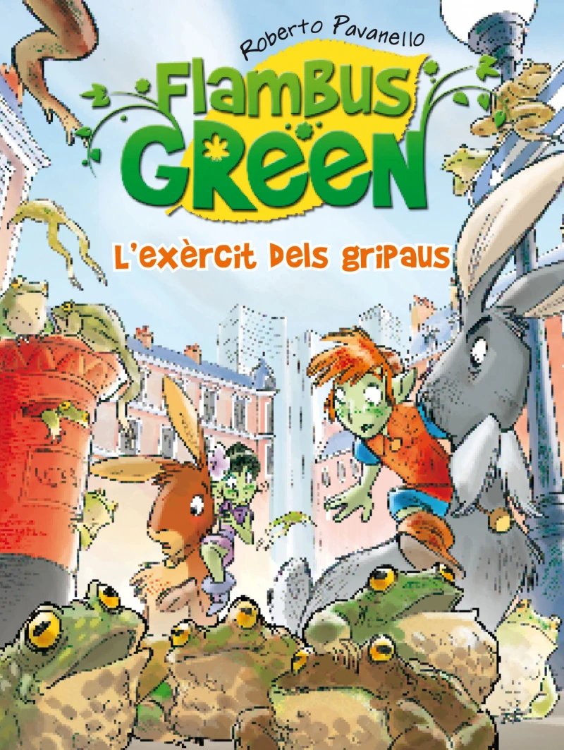 Portada: L'exèrcit de gripaus (Saga Flambus Green)