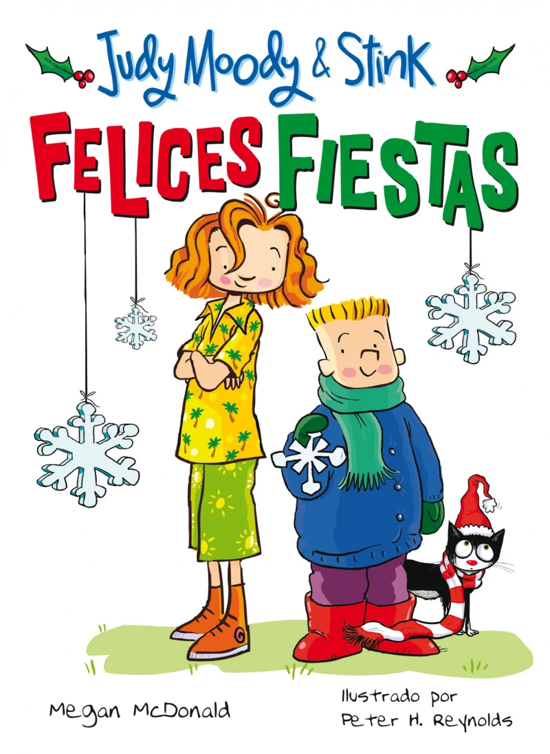 Portada: Felices Fiestas (Judy Moody & Stink)