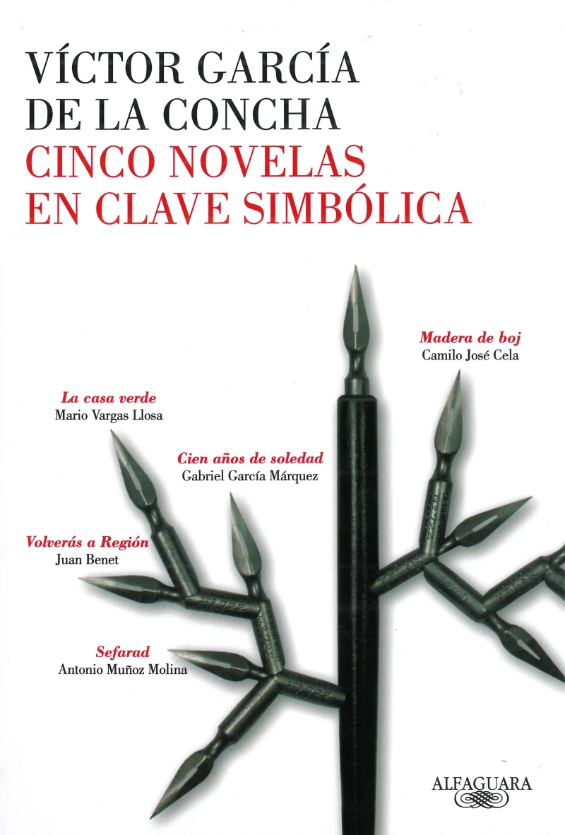 Portada: Cinco novelas en clave simbólica