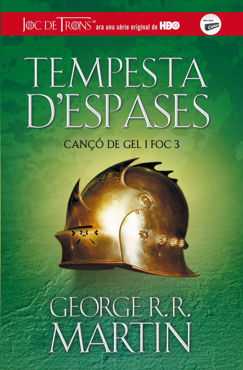 Portada: Tempesta d'espases (Cançó de gel i foc 3)