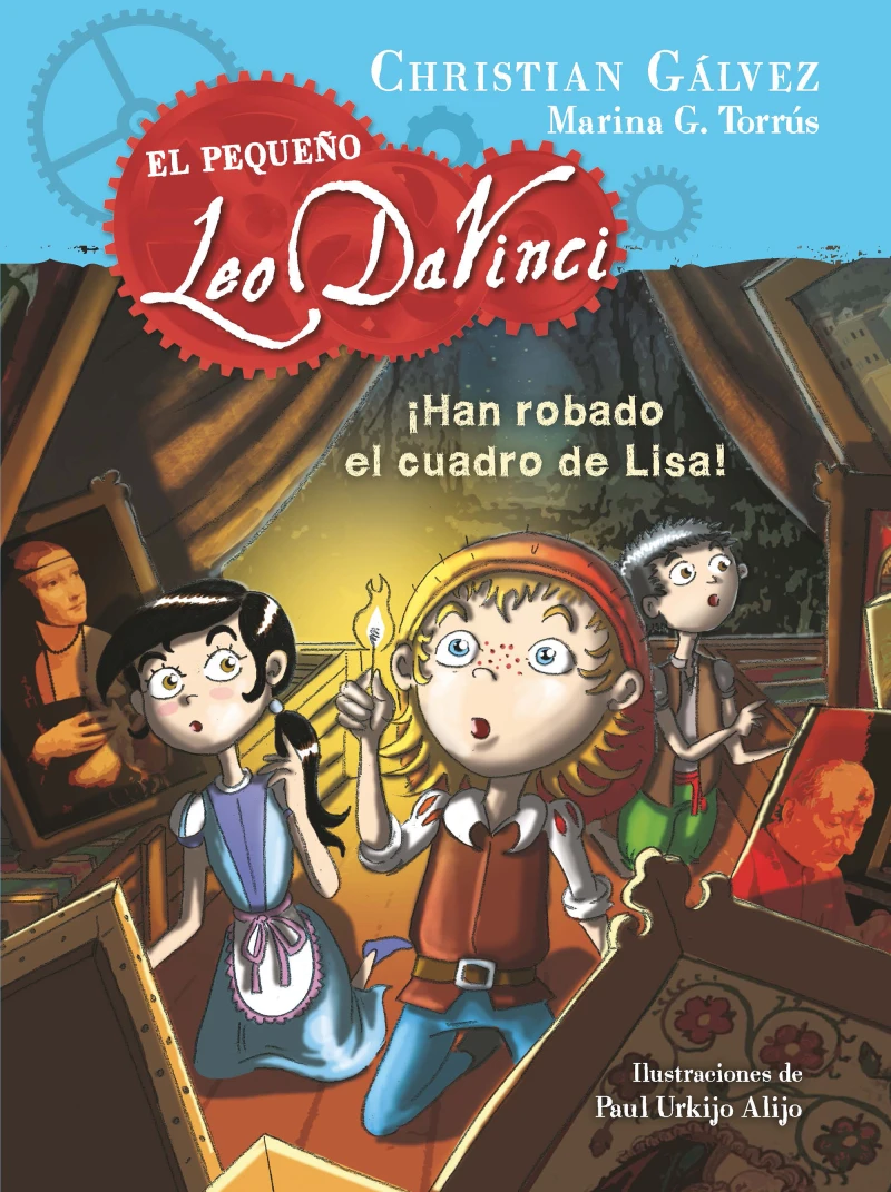 Portada del tomo 2: ¡Han robado el cuadro de Lisa!