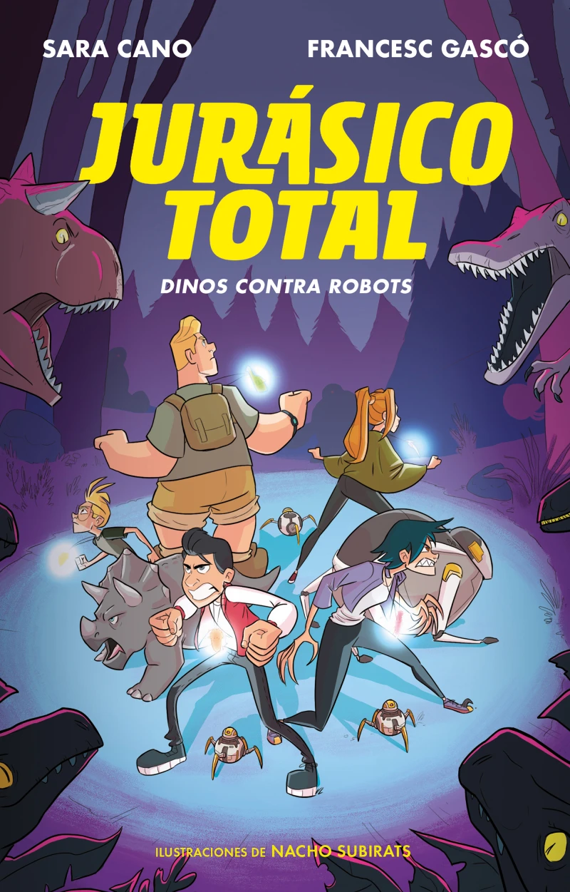 Portada: Jurásico Total 2 - Dinos contra robots