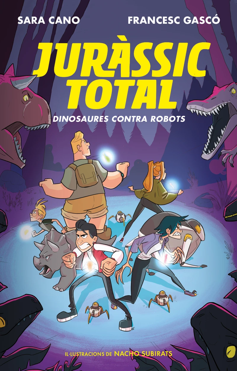 Portada: Juràssic Total 2 - Dinosaures contra robots