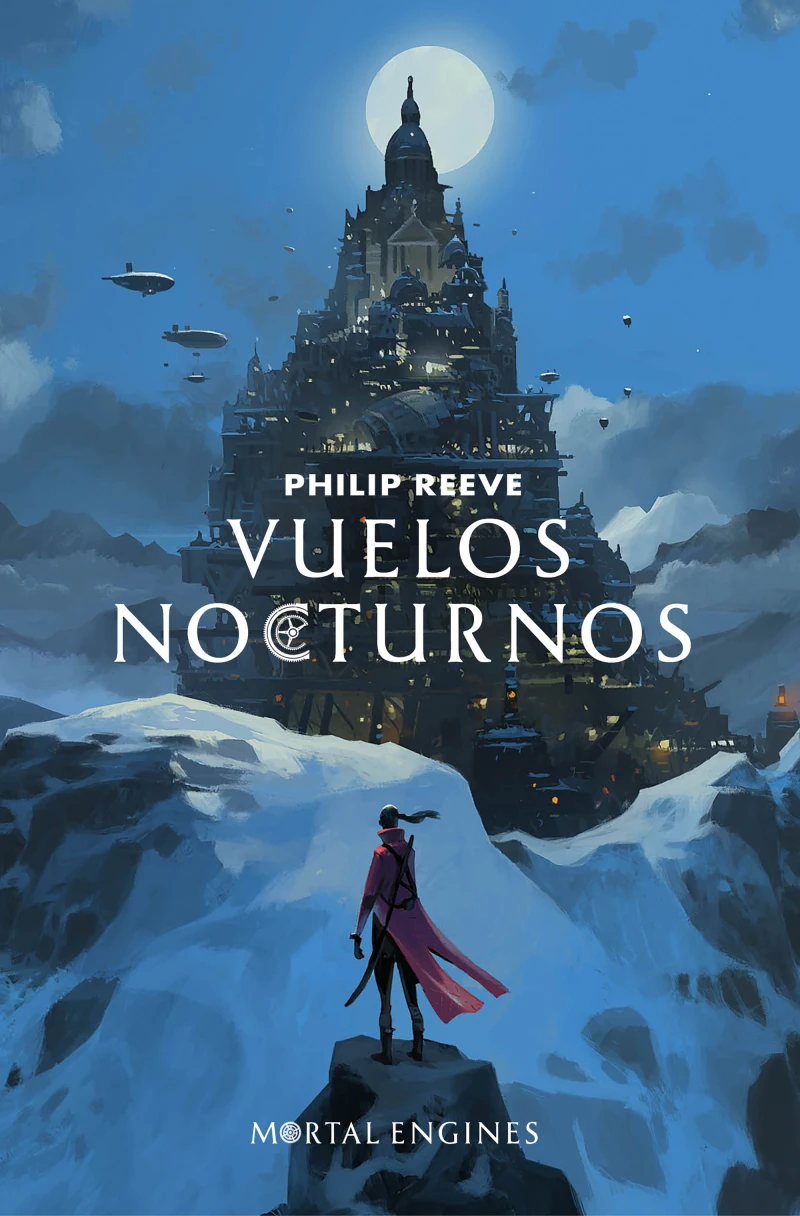 Portada: Vuelos nocturnos (Mortal Engines 0)