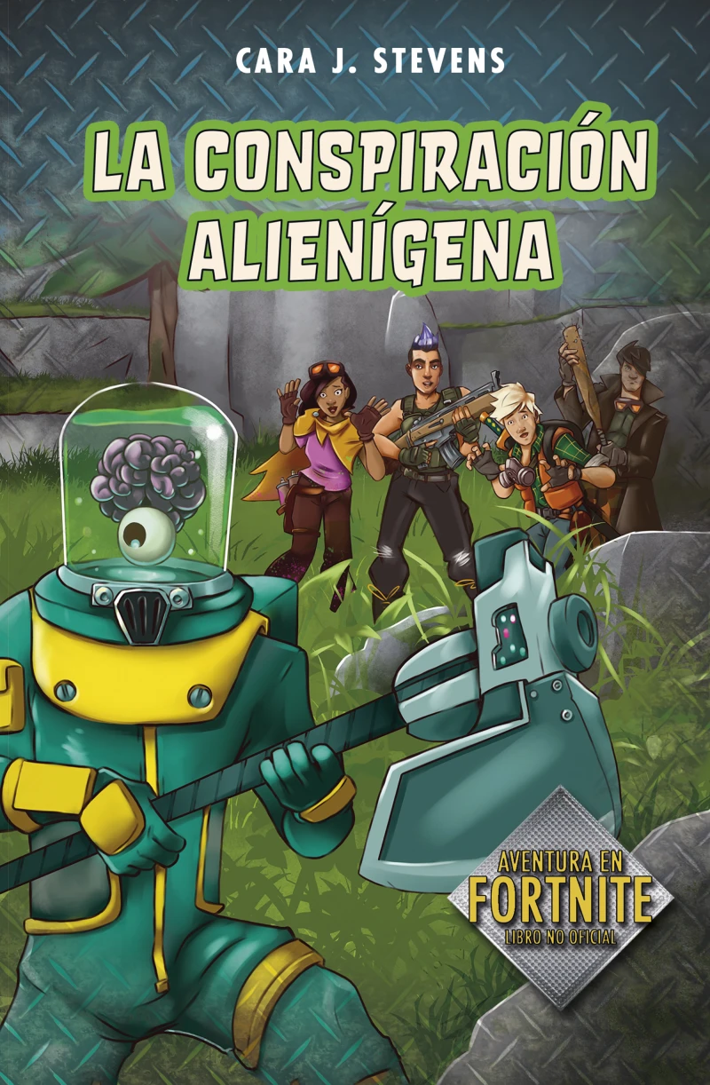 Portada: La conspiración alienígena (Fortnite: Secretos de la Isla 2)