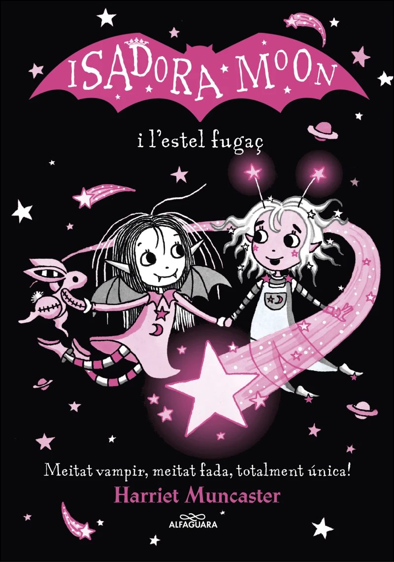 Portada: Grans històries de la Isadora Moon 4 - La Isadora Moon i l'estel fugaç