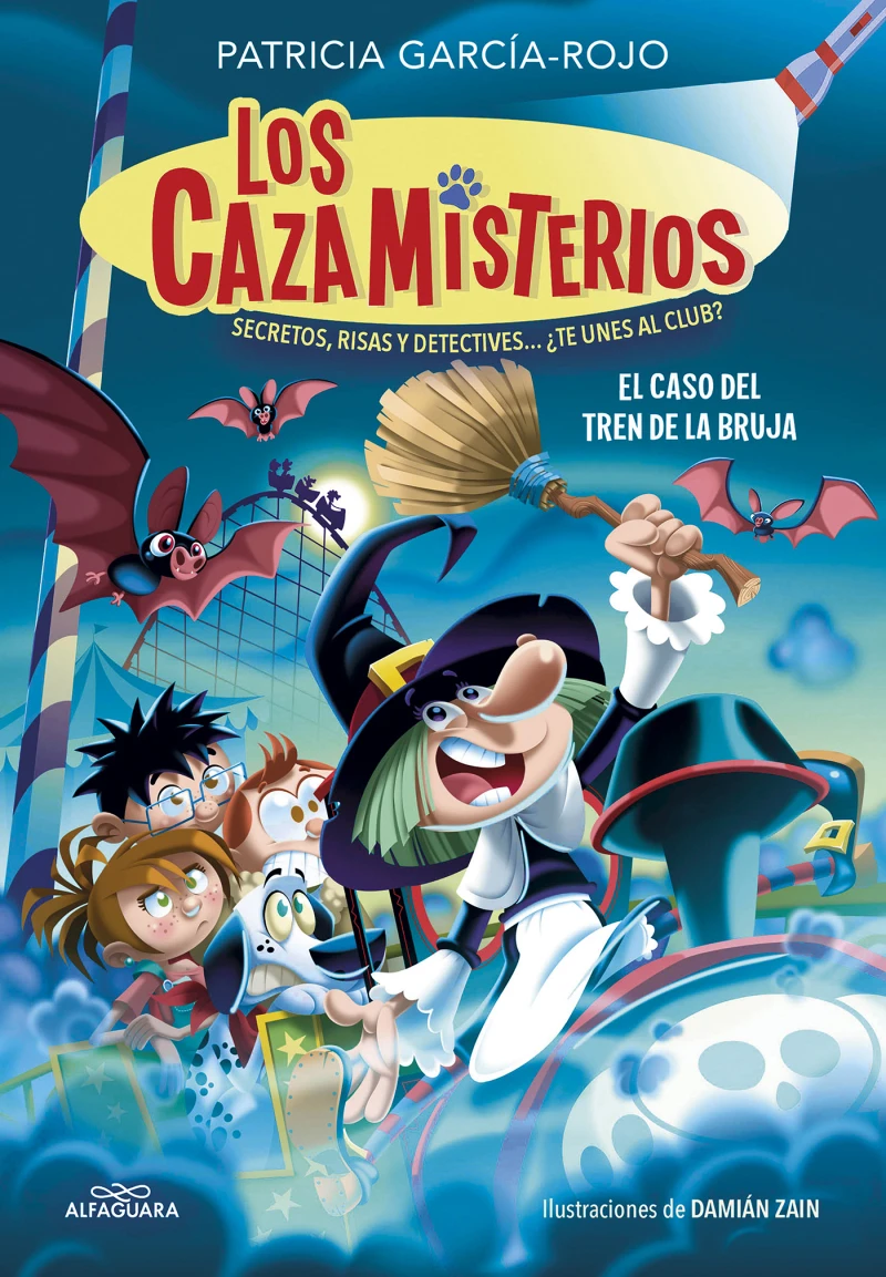 Portada: Los cazamisterios 3 - El caso del tren de la bruja