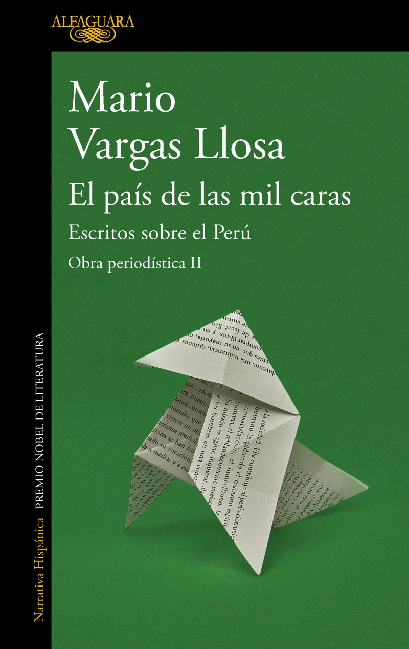 Portada: El país de las mil caras: Escritos sobre el Perú (Obra periodística Vargas Llosa II)