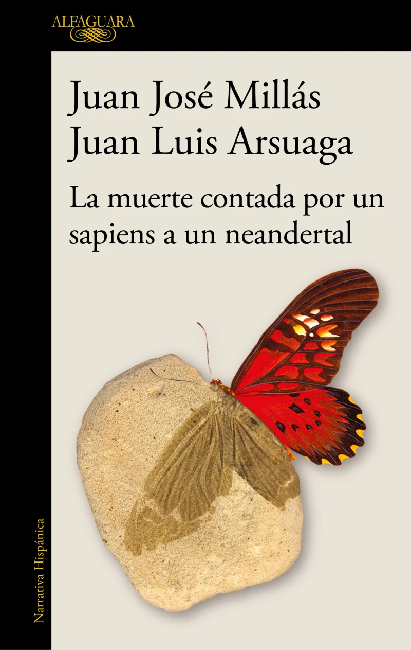 Portada: La muerte contada por un sapiens a un neandertal (De un sapiens a un neandertal)