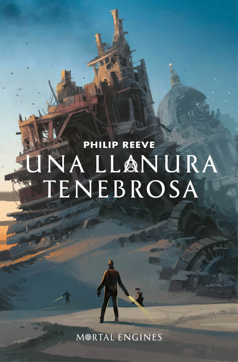 Portada: Una llanura tenebrosa (Mortal Engines 4)