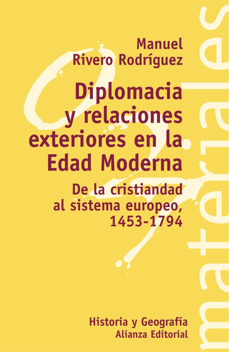 Portada: Diplomacia y relaciones exteriores en la Edad Moderna