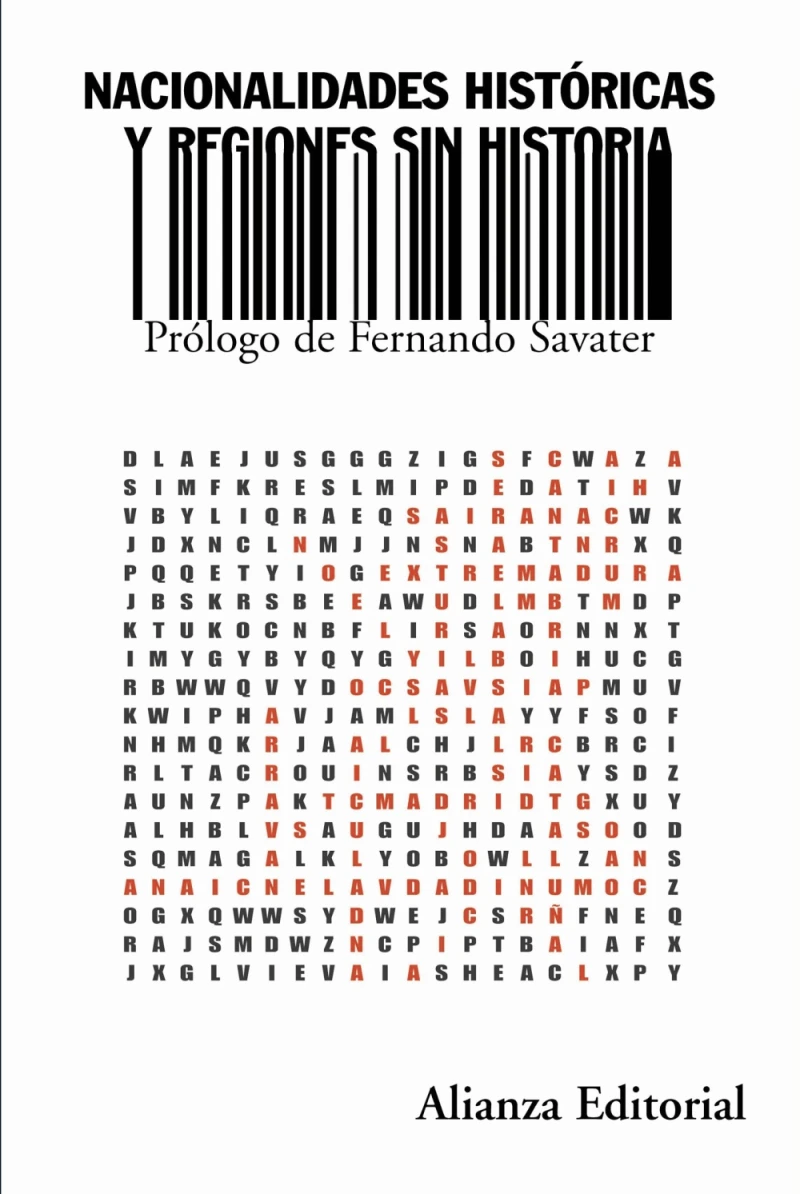 Portada: Nacionalidades históricas y regiones sin historia