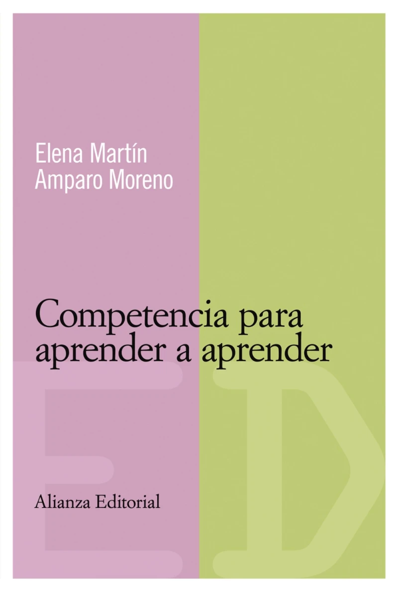 Portada: Competencia para aprender a aprender