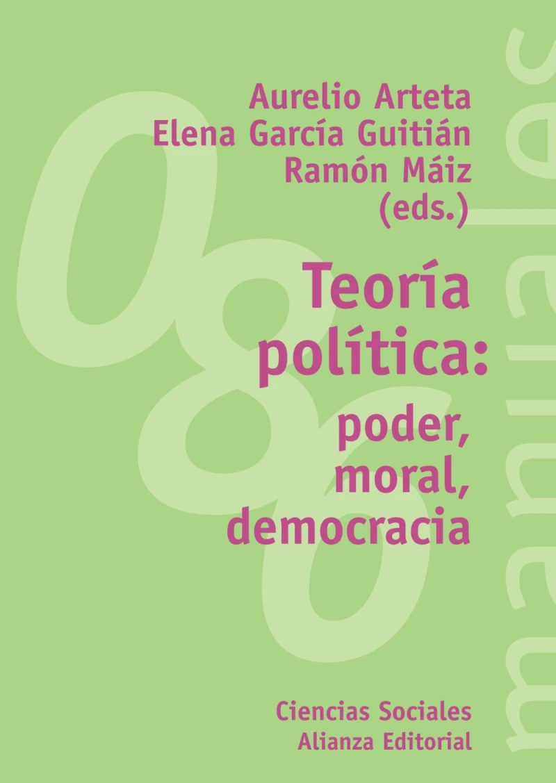 Portada: Teoría política: poder, moral, democracia