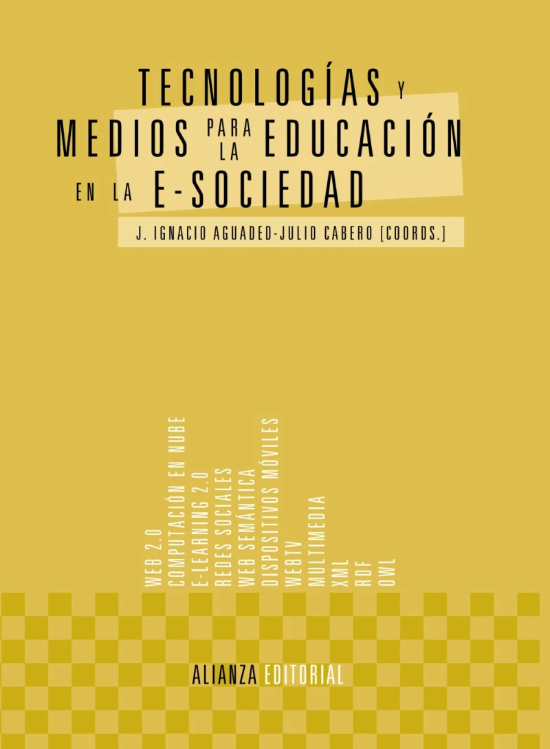 Portada: Tecnologías y medios para la educación en la e-sociedad