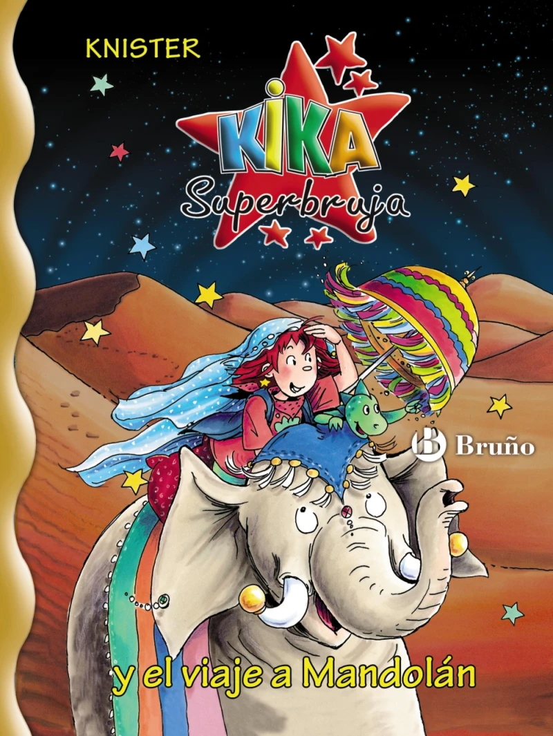 Portada: Kika Superbruja y el viaje a Mandolán