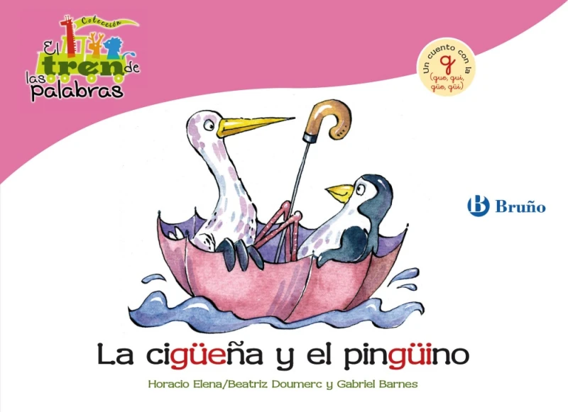 Portada: La cigüeña y el pingüino