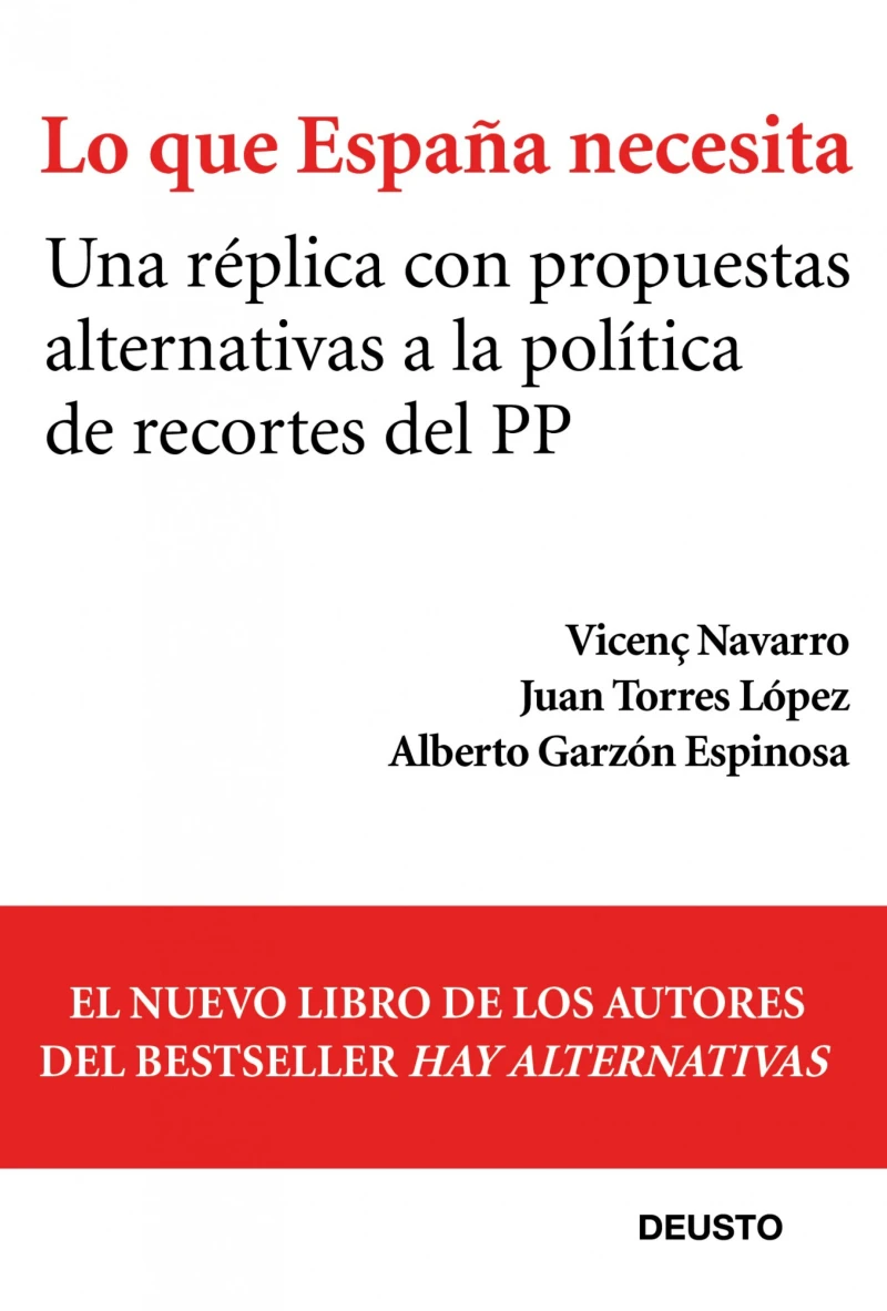 Portada: Lo que España necesita
