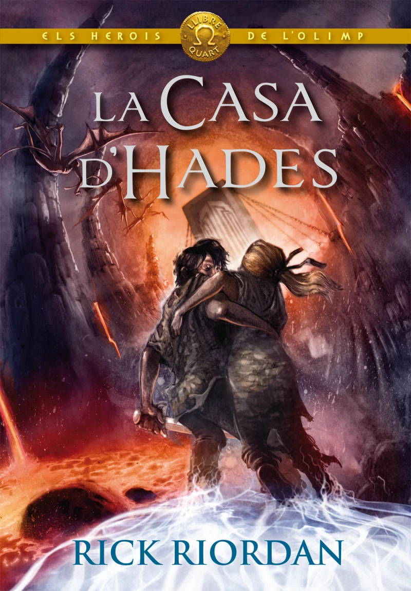 Portada: ELS HEROIS DE L'OLIMP 4: La Casa d'Hades