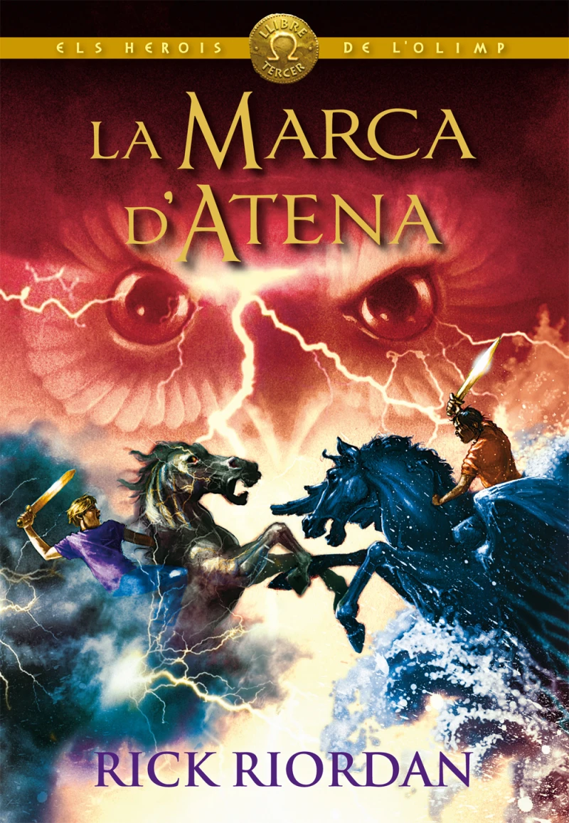 Portada: ELS HEROIS DE L'OLIMP 3: La marca d'Atena
