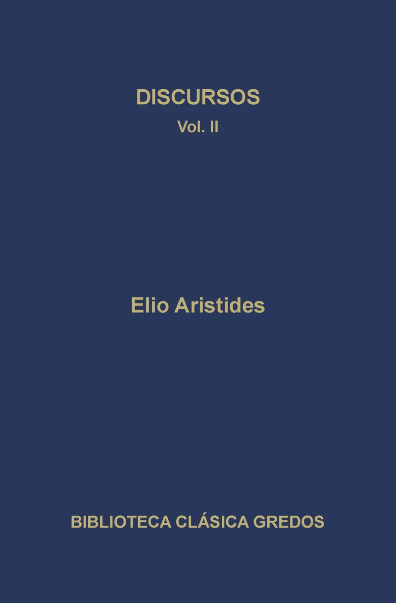 Portada: Discursos II