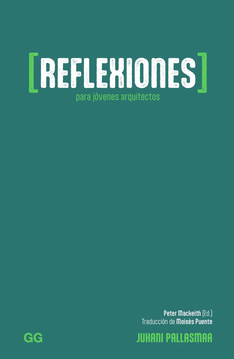 Portada: Reflexiones para jóvenes arquitectos