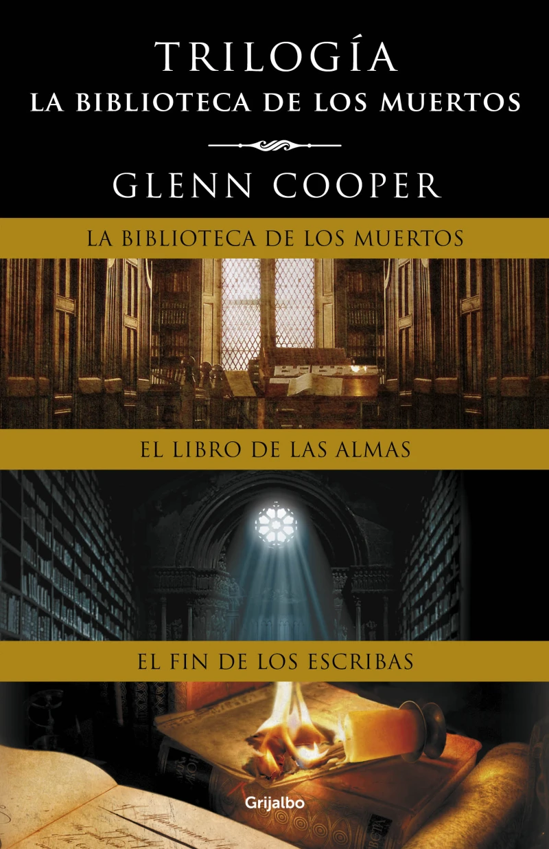 Portada: Trilogía La biblioteca de los muertos