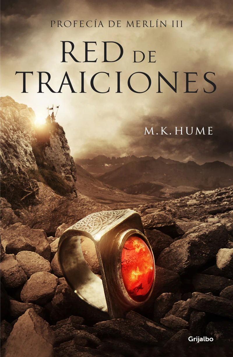 Portada: Red de traiciones (Profecía de Merlín 3)