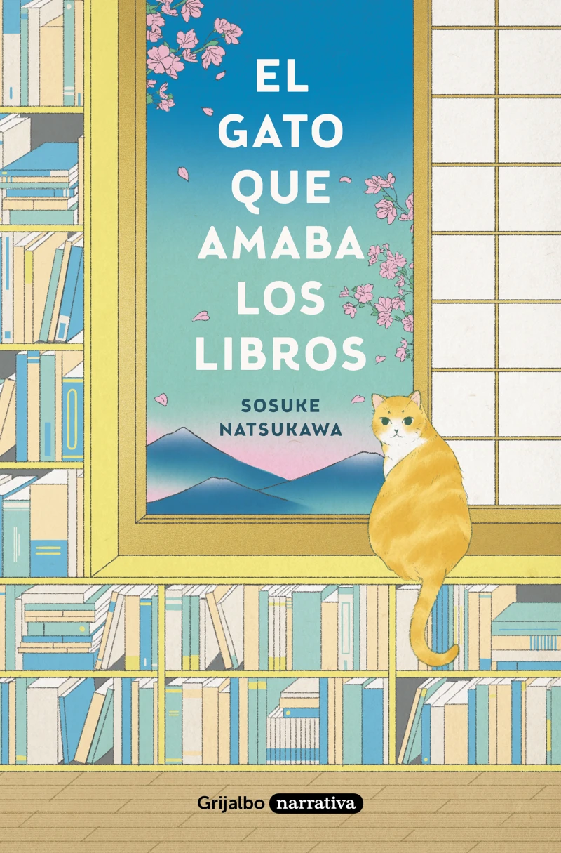 Portada: El gato que amaba los libros
