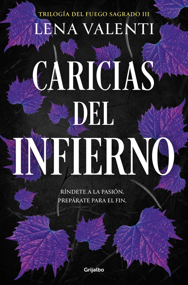 Portada: Caricias del infierno (Trilogía del Fuego Sagrado 3)