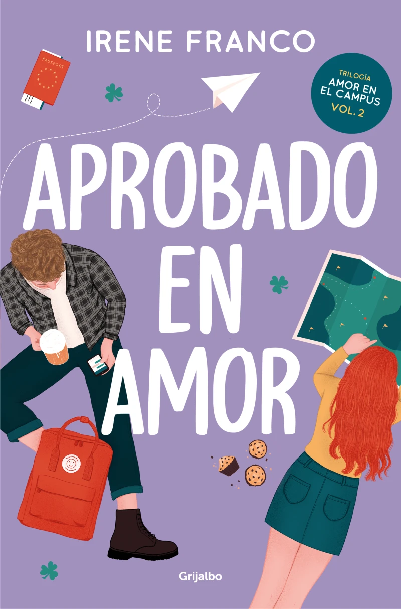 Portada: Aprobado en amor (Amor en el campus 2)