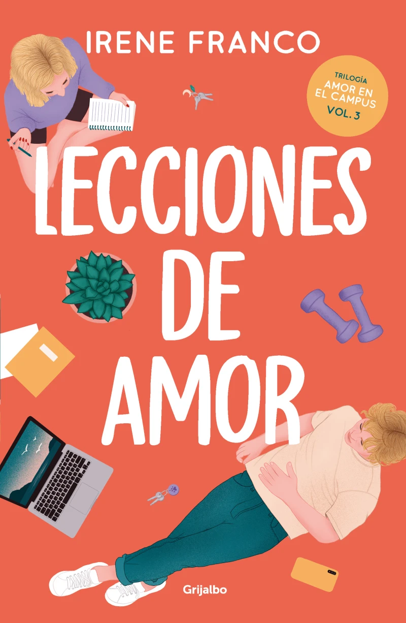 Portada: Lecciones de amor (Amor en el campus 3)