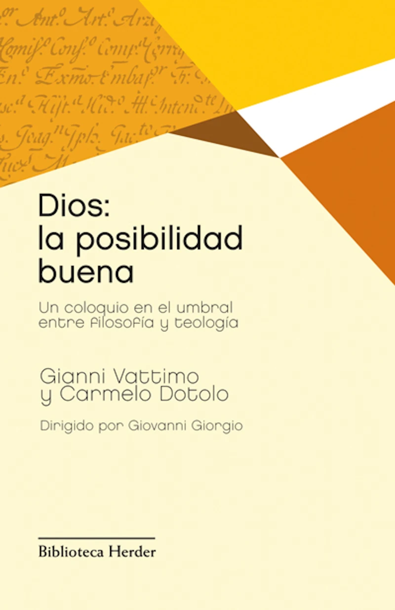 Portada: Dios: la posibilidad buena