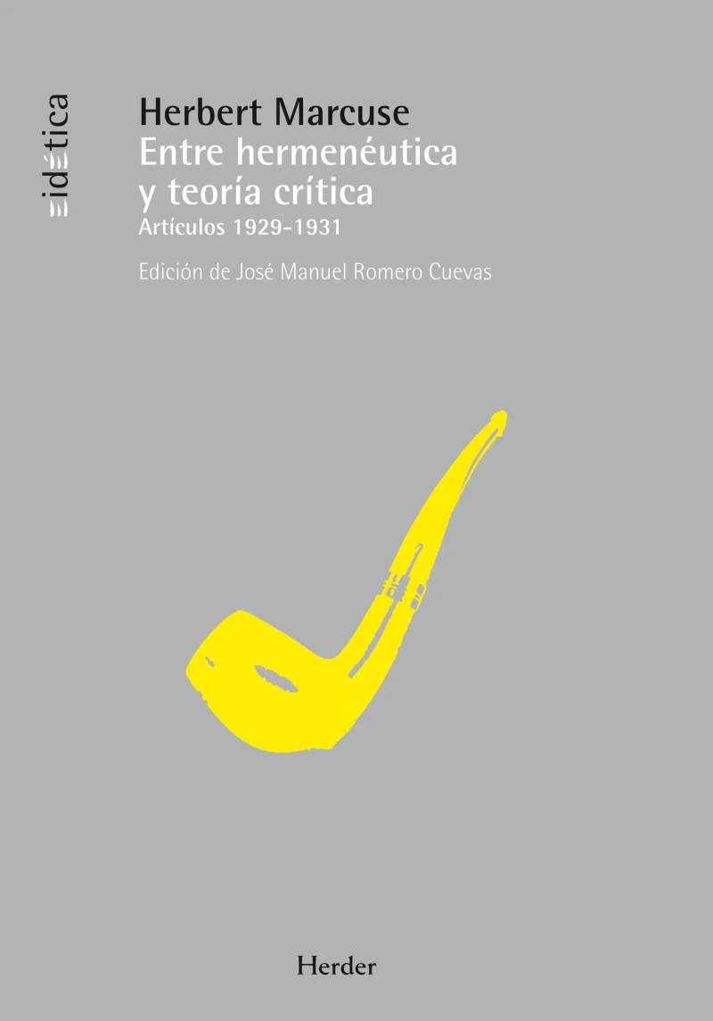 Portada: Entre hermeneutica y teoria critica